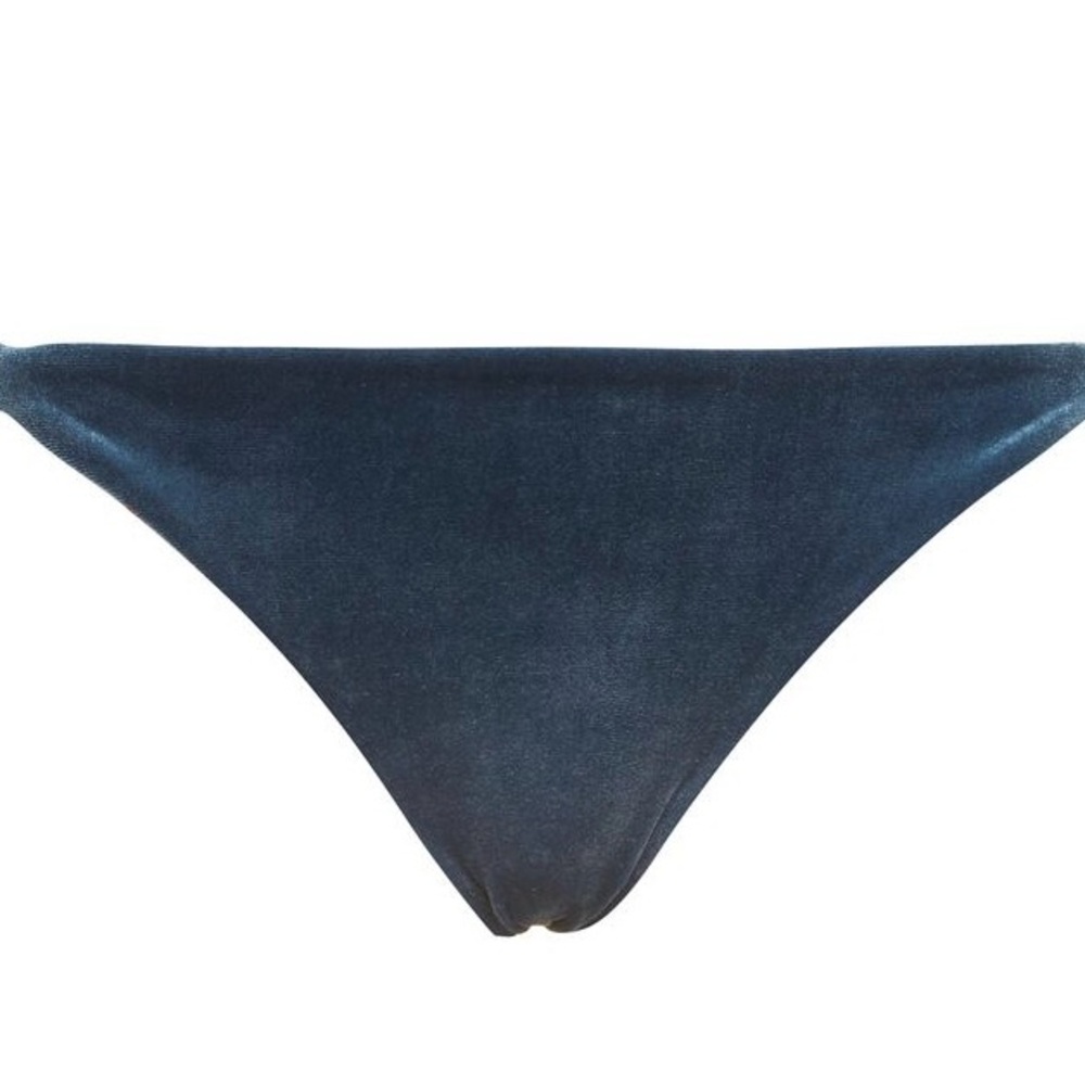 Topshop Velvet Bikini Bottom